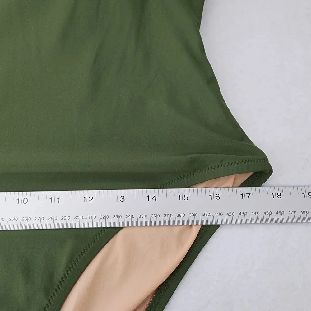 J. Crew One-shoulder Swimsuit with Tortoise Ring - Picture 12 of 12